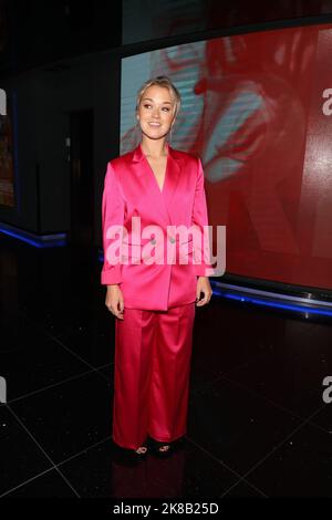 Hannah Traylen attends 'The Hounded' film premiere at Arrow FrightFest held at Cineworld Leicester Square in London Stock Photo