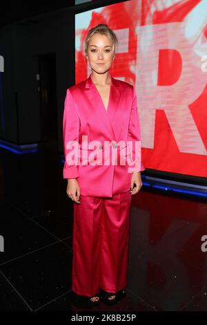 Hannah Traylen attends 'The Hounded' film premiere at Arrow FrightFest held at Cineworld Leicester Square in London Stock Photo