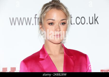 Hannah Traylen attends 'The Hounded' film premiere at Arrow FrightFest held at Cineworld Leicester Square in London Stock Photo