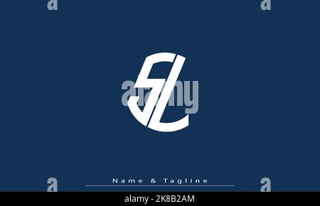 Alphabet letters Initials Monogram logo , LS Stock Vector