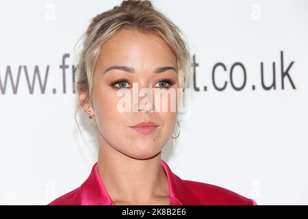 Hannah Traylen attends 'The Hounded' film premiere at Arrow FrightFest held at Cineworld Leicester Square in London Stock Photo