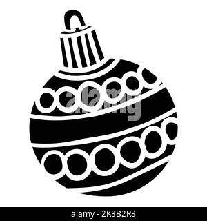 Isolated Christmas Ball Vector Illustration Stock Vector
