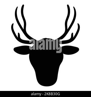 Isolated Christmas Reindeer Vector Illustration Stock Vector