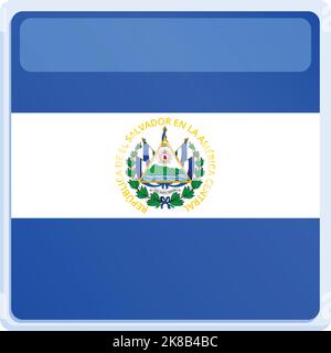 El Salvador seal icon cartoon vector. Day round. National monument