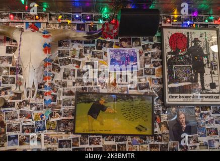 Woody Creek Tavern Hunter S. Thompson hang out near his house in Woody Creek, Colorado. Stock Photo