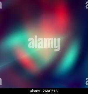 Colorful flickering light glare on dark background. Blurred vector graphic pattern Stock Vector