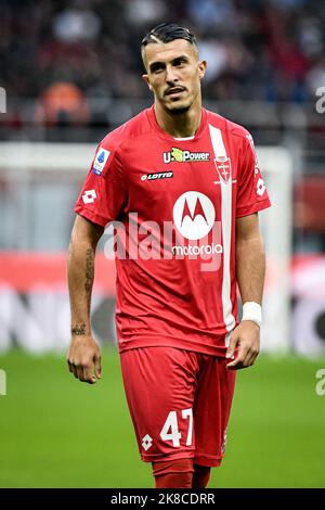 Milan, Italy. 22nd Oct, 2022. Dany Mota during the Italian Serie A football match AC Milan vs Monza at San Siro stadium in Milan, Italy on October 22, 2022 Credit: Piero Cruciatti/Alamy Live News Stock Photo