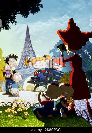 Stu, Dil, Tommy, Angelica, Chuckie, Lil, Phil & Didi Film: Rugrats In Paris: The Movie (2000) Characters: ,,,Angelica,,, &  Director: Stig Bergqvist 05 November 2000   **WARNING** This Photograph is for editorial use only and is the copyright of NICKELODEON MOVIES and/or the Photographer assigned by the Film or Production Company and can only be reproduced by publications in conjunction with the promotion of the above Film. A Mandatory Credit To NICKELODEON MOVIES is required. The Photographer should also be credited when known. No commercial use can be granted without written authority from t Stock Photo
