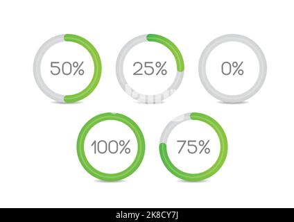 Circle loading templates Stock Vector