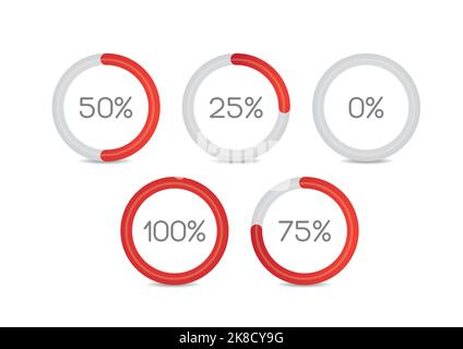 Circle loading templates Stock Vector