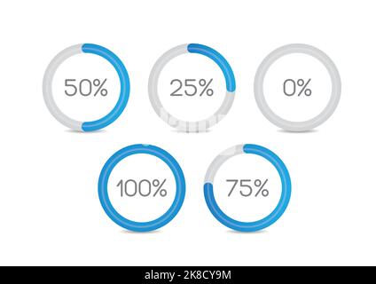 Circle loading templates Stock Vector
