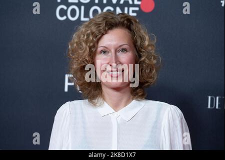 Cologne, Deutschland. 22nd Oct, 2022. Director Nana NEUL Red Carpet Red Carpet Show Arrival Photocall for the film TOECHTER at the Film Festival Cologne 2022 in Koeln October 22, 2022 Credit: dpa/Alamy Live News Stock Photo