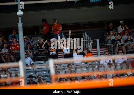 Austin, Texas, USA. 23rd Oct, 2022. during the Formula 1 Aramco United States Grand Prix 2022, 19th round of the 2022 FIA Formula One World Championship from October 21 to 23, 2022 on the Circuit of the Americas, in Austin, Texas - Photo Xavi Bonilla / DPPI Stock Photo