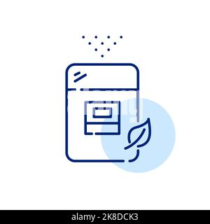 Air purifier and humidifier climate control home gadget. Pixel perfect, editable stroke icon Stock Vector