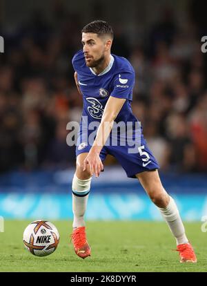 London, UK. 22nd Oct, 2022. Jorginho of Chelsea during the Premier League match at Stamford Bridge, London. Picture credit should read: Paul Terry/Sportimage Credit: Sportimage/Alamy Live News Stock Photo