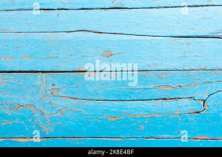 Background of an aged texture of a blue wood Stock Photo