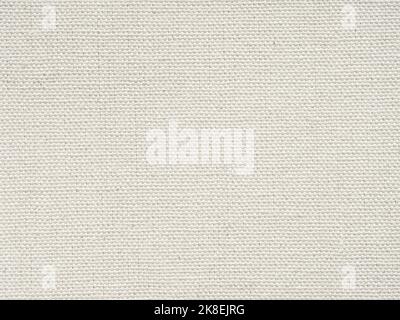 Natural linen ivory canvas texture. Light clean watercolor canvas painting background. Full frame backdrop wallpaper of art and stationery work Stock Photo