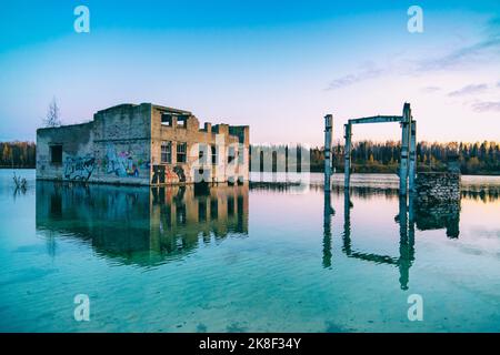 Underwater prison at Rummu, Tallin, Estonia Stock Photo - Alamy