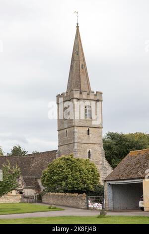 St Andrew & St Bartholomew Church, Ashleworth, Gloucestershire Stock Photo