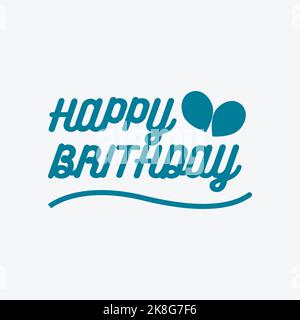 images for happy birthday, Happy Birthday lettering text banner, black color Yellow Background. Vector illustration. Stock Vector