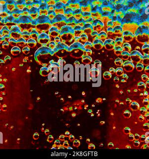 coke bubbles Stock Photo