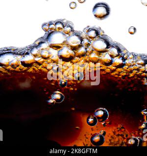 coke bubbles Stock Photo