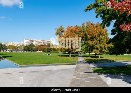 Parc Andre Citroen - Paris, France Stock Photo