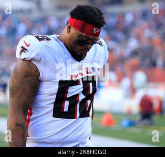 October 23, 2022: Marcus Mariota (1) of the Atlanta Falcons during WEEK 7  of the NFL regular season between the Atlanta Falcon and Cincinnati Bengals  in Cincinnati, Ohio. JP Waldron/Cal Sport Media/Sipa