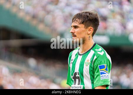 Seville, Spain. 23rd Oct, 2022. Rodri Sanchez of Real Betis seen during the La Liga Santander 2022/2023 match between Real Betis and Atletico de Madrid at Benito Villamarin Stadium.(Final Score; Real Betis 1:2 Atletico de Madrid) (Photo by Francis Gonzalez/SOPA Images/Sipa USA) Credit: Sipa USA/Alamy Live News Stock Photo