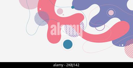 Abstract colorful template design of free shape template. Minimal design for graphic usage background. Vector Stock Vector