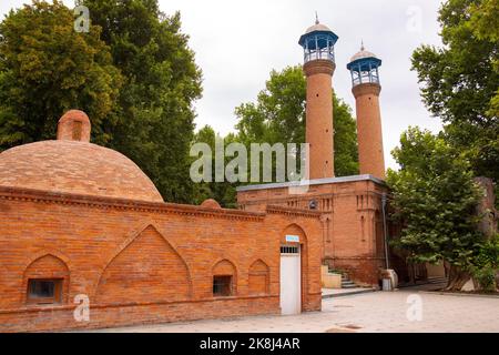 Ganja. Azerbaijan. 07.28.2021. House for prayer next to Shah Abbas Mosque or Juma Mosque Stock Photo