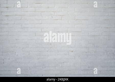 Background from a white painted brick wall Stock Photo