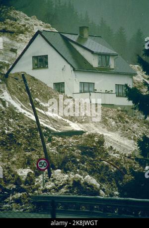 Odda 19930118: Storms and avalanches hit Western Norway in Norway in ...