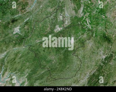 Louang Namtha, province of Laos. High resolution satellite map Stock Photo