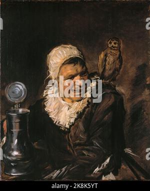Frans Hals, Malle Babbe, portrait painting in oil on canvas, circa 1633 Stock Photo