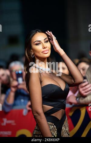 Madalina Ghenea attending the red carpet of Lamborghini The Man Behind the Legend in Rome Stock Photo