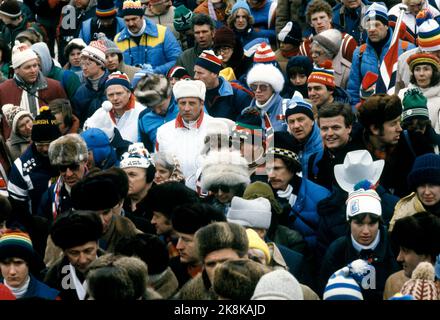 Lake Placid, USA 198002: Crown Prince Harald Photographed In Connection ...