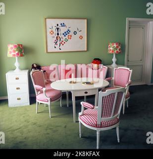 Skaugum, Asker 19690616. Interior from the Crown Prince family's residence Skaugum in Asker. Here from the children's room decorated with toys. Photo: NTB / NTB Stock Photo