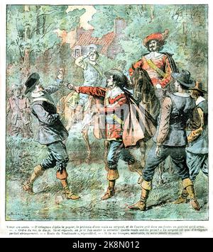 Twenty Years After' (French: Vingt ans après), sequel to The Three Musketeers 19th century Alexandre Dumas Private collection Stock Photo