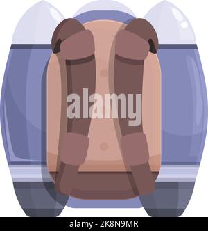 New jetpack icon cartoon vector. Rocket jet. Boost space Stock Vector