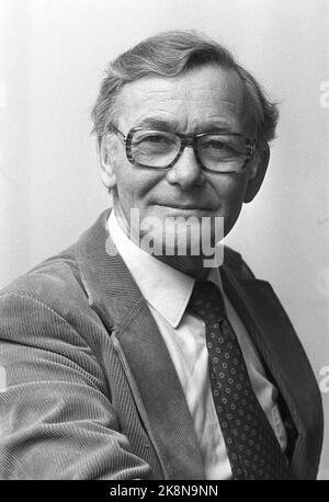 Oslo January 10, 1977. Program manager Odd Grythe. Photo: Bjørn ...