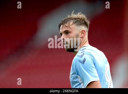 File photo dated 15-08-2020 of Matty Godden. Coventry welcome Rotherham rocked by the news that striker Matty Godden could be out for up to four months. Issue date: Monday October 24, 2022. Stock Photo