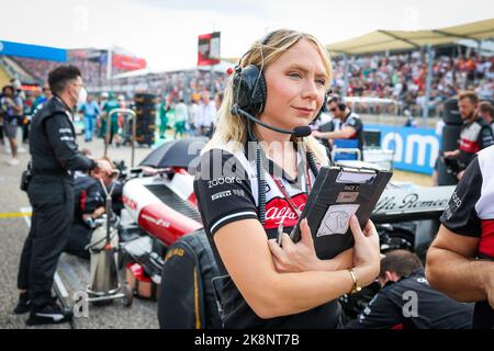 BUSCOMBE Ruth, Strategy Engineer of Alfa Romeo F1 Team ORLEN, portrait during the Formula 1 Aramco United States Grand Prix 2022, 19th round of the 2022 FIA Formula One World Championship from October 21 to 23, 2022 on the Circuit of the Americas, in Austin, Texas - Photo: Florent Gooden / Dppi/DPPI/LiveMedia Stock Photo