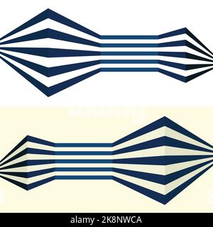 Lines abstract retro background Stock Vector
