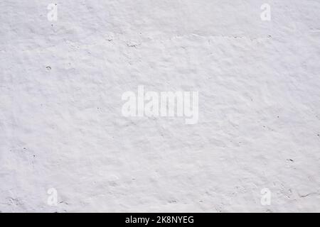 Old cement wall painted white texture  background Stock Photo