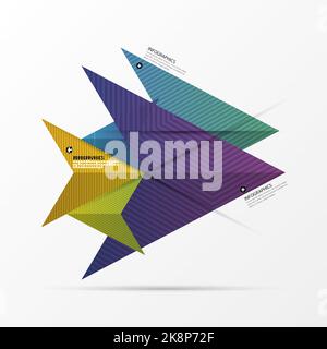 Bright infographic arrows in vector format Stock Vector Image & Art - Alamy