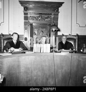 Oslo 31 May 1954. Spy convicted Asbjørn Sunde (sitting in my picture ...