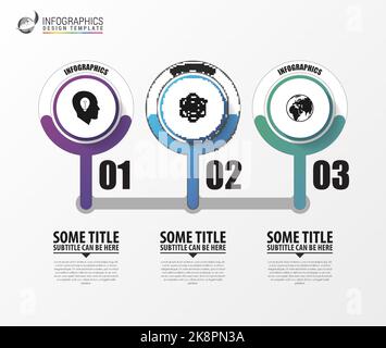 Timeline infographics. Modern design template with icons. Vector ...