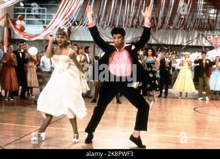 Grease 1978  Olivia Newton John & John Travolta Stock Photo