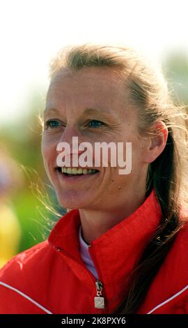 Oslo 19930508 The Grete Waitz race for women starting in the Frogner Park. Here primus engine Grete Waitz before the race. Portrait. Photo: Bjørn Owe Holmberg / NTB / NTB Stock Photo